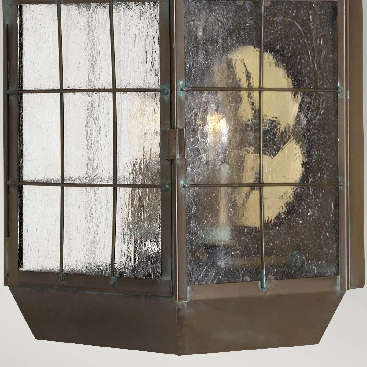 Nantucket 1 Light Extra Small/Medium/Large Outdoor Wall Lantern - Aged Brass E27 IP44 - Image 16