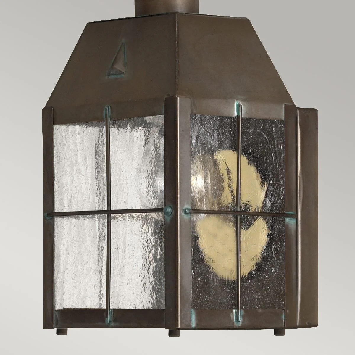 Nantucket 1 Light Extra Small/Medium/Large Outdoor Wall Lantern - Aged Brass E27 IP44 - Image 5