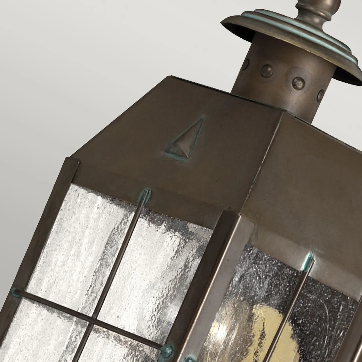 Nantucket 1 Light Extra Small/Medium/Large Outdoor Wall Lantern - Aged Brass E27 IP44 - Image 7