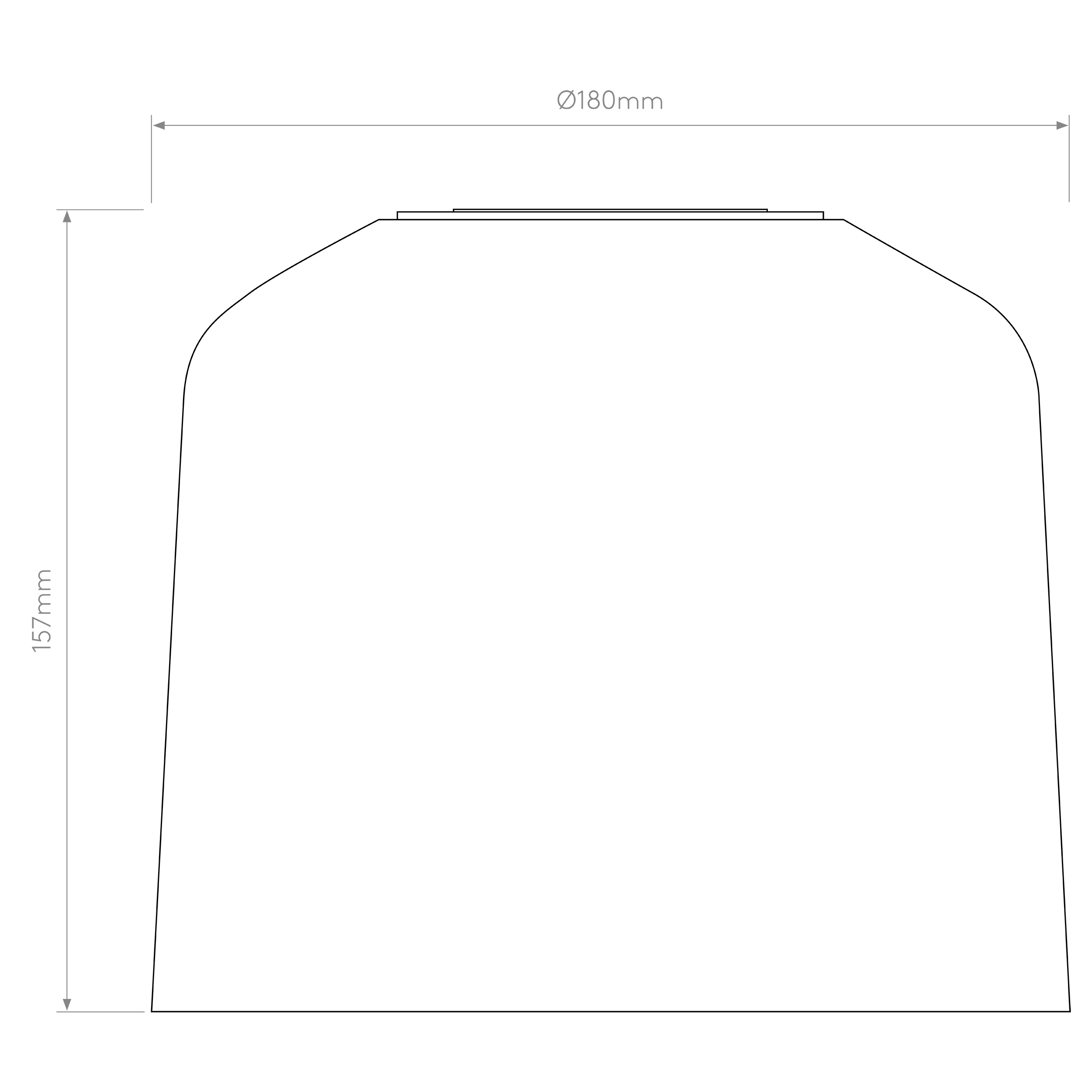 Nara Cone/ Globe/ Ribbed Glass Shades - Image 13