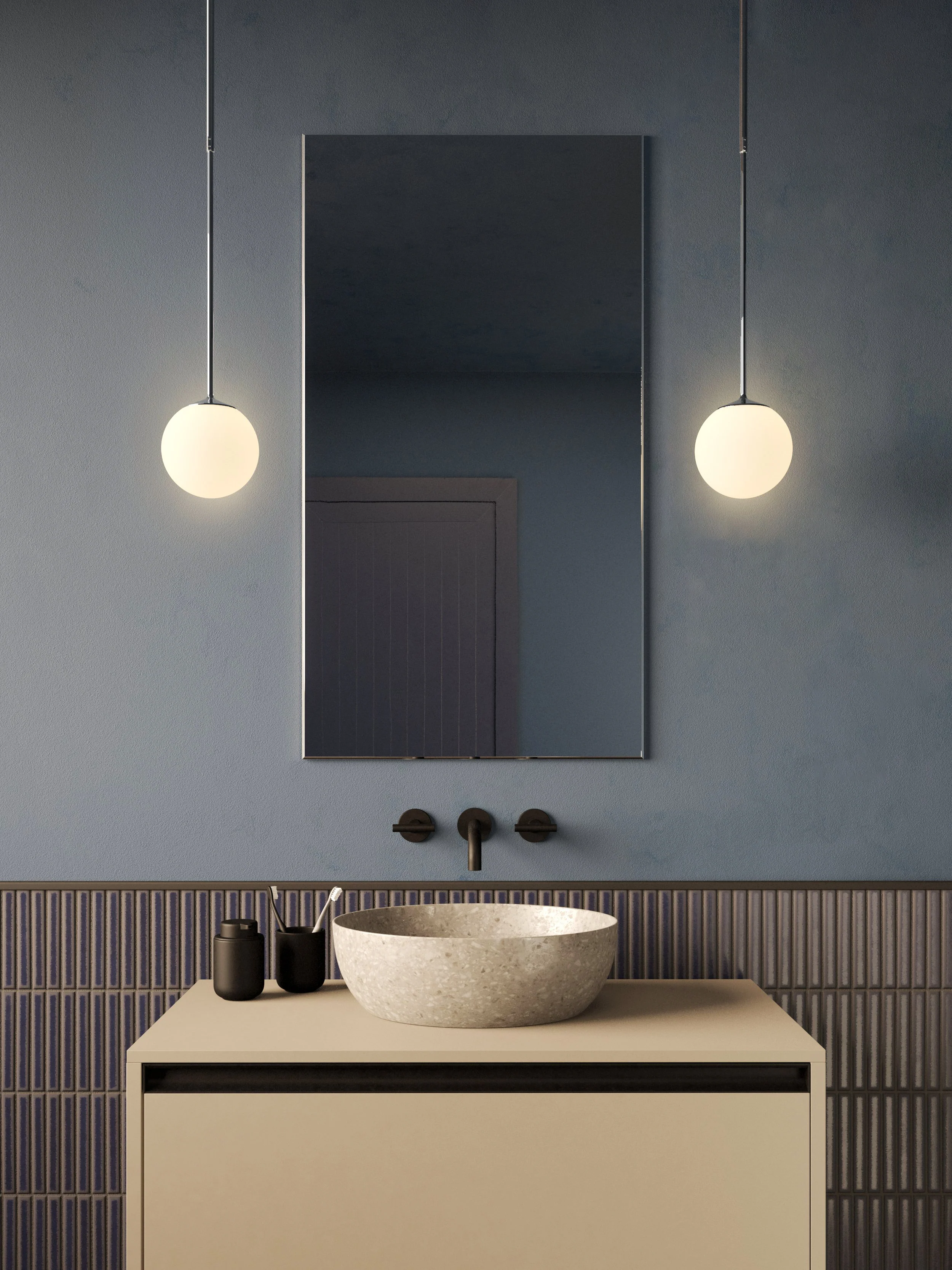 Nara Cone/ Globe/ Ribbed Glass Shades - Image 18