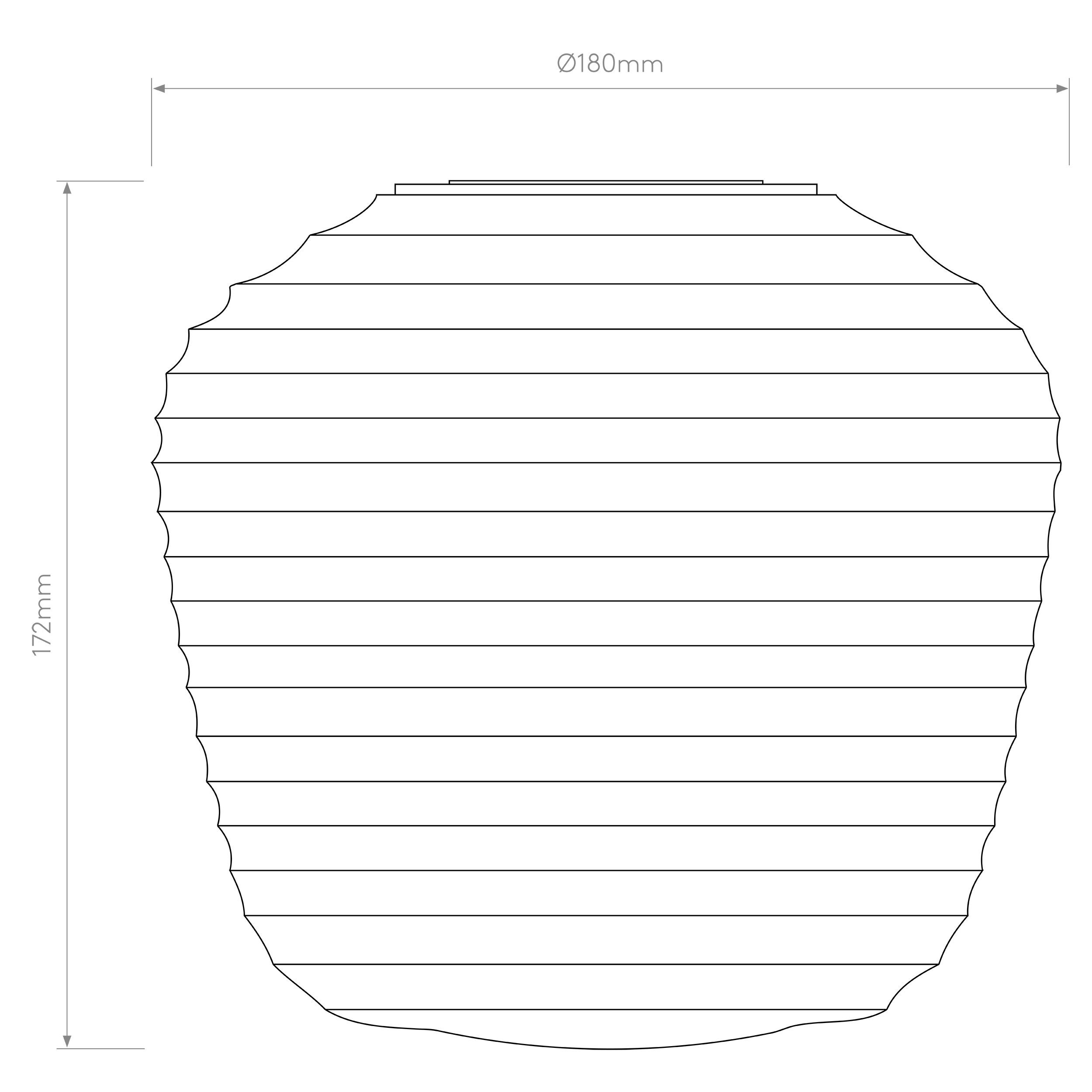 Nara Taper/Ribbed Glass Shade - Image 29