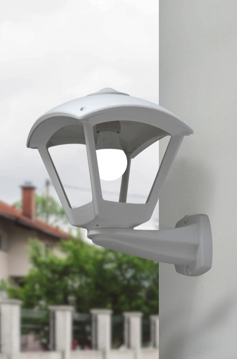 Nardo Roby Black/Grey Outdoor Wall Light IP55 - Image 6
