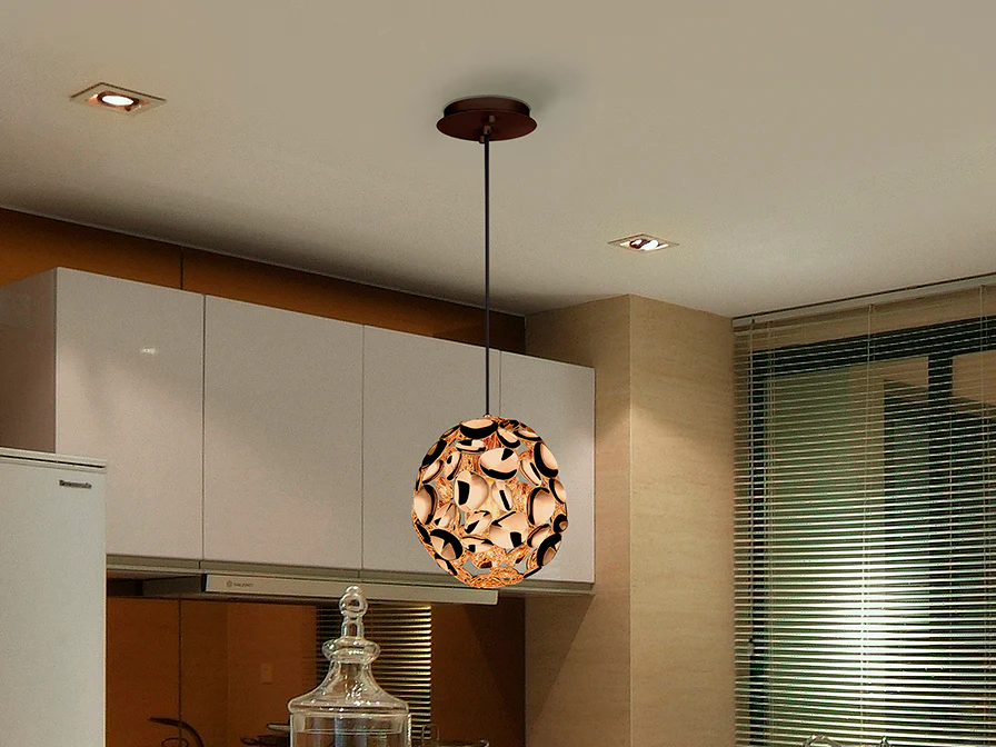Narisa Sinlge Pendant - Rose Gold Finish - Image 2