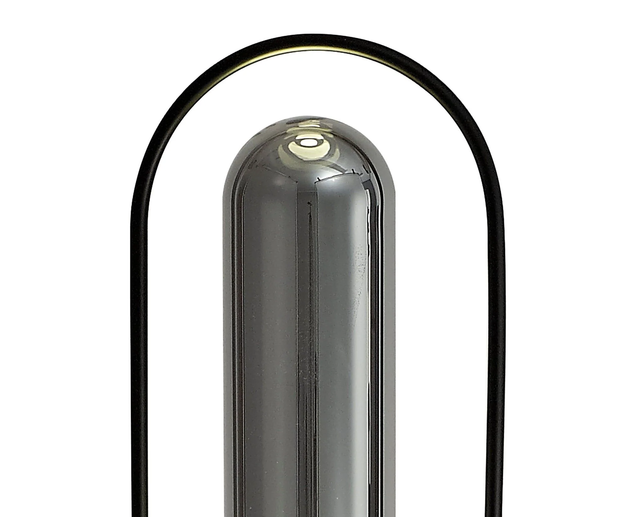 Narnia Floor Lamp, 1 x 7W LED, 4000K, 790lm, Antique Brass/Amber, Satin Nickel/Clear, Black/Smoked, 3yrs Warranty - Image 5