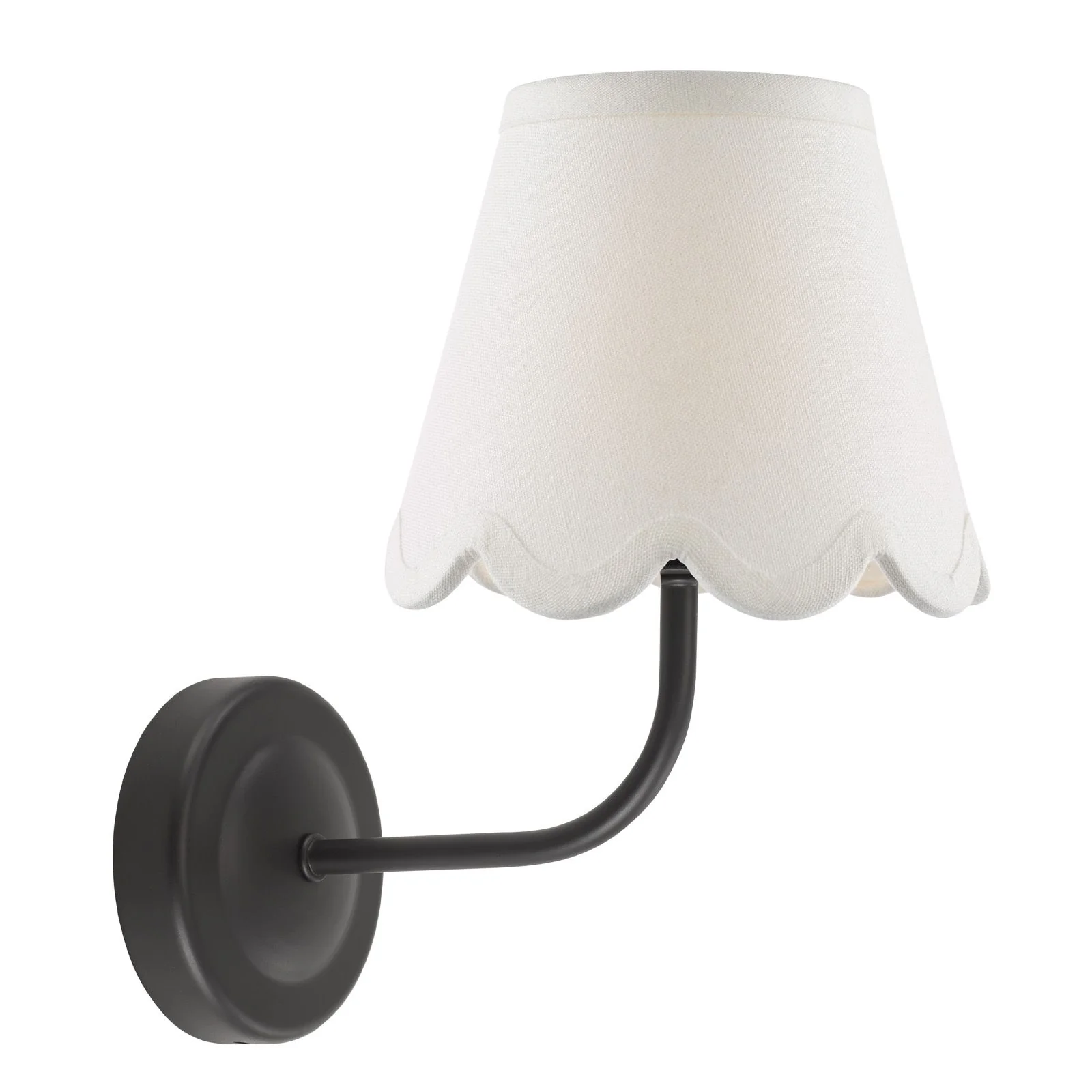 Navarro Rechargeable Wall Light Matt Black With Shade LED - Image 3