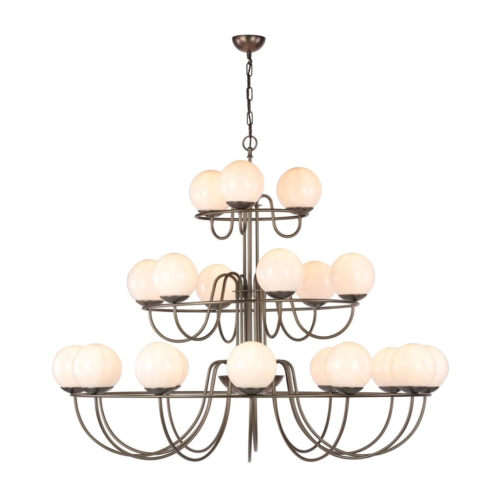 Nebula 9/21Lt Chandelier Antique Brass - Image 5