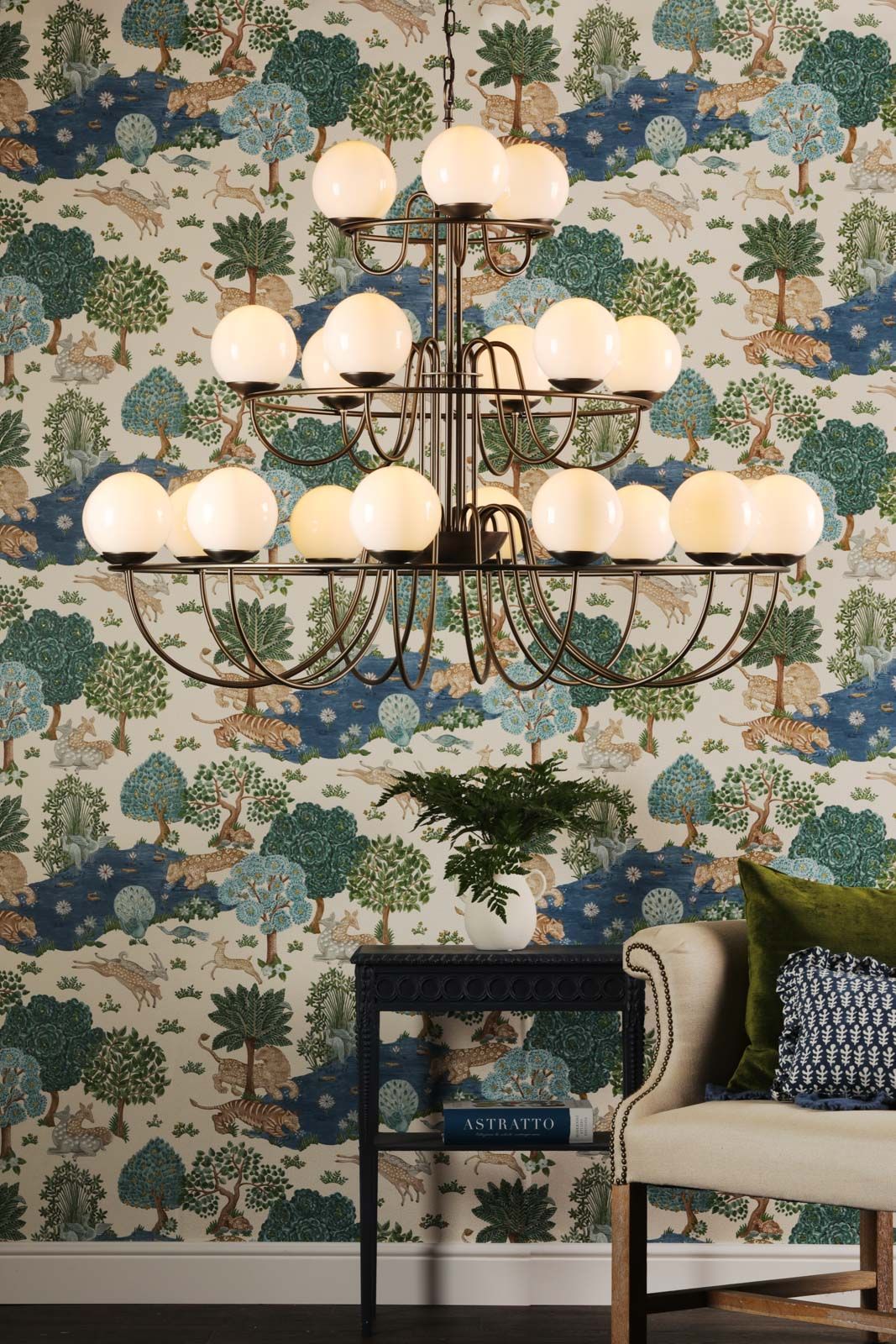 Nebula 9/21Lt Chandelier Antique Brass - Image 8