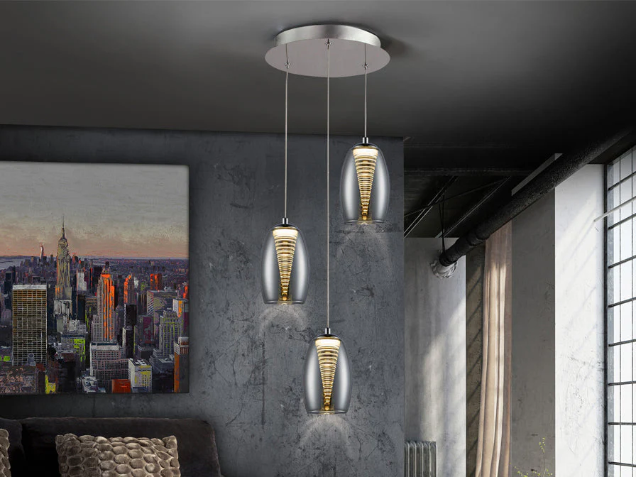 Nebula Lamp 3/5/12L Led Chrome Ip20 Integrated Led - Image 4