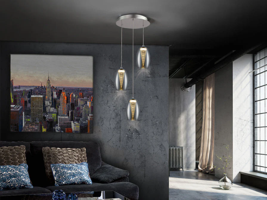Nebula Lamp 3/5/12L Led Chrome Ip20 Integrated Led - Image 5