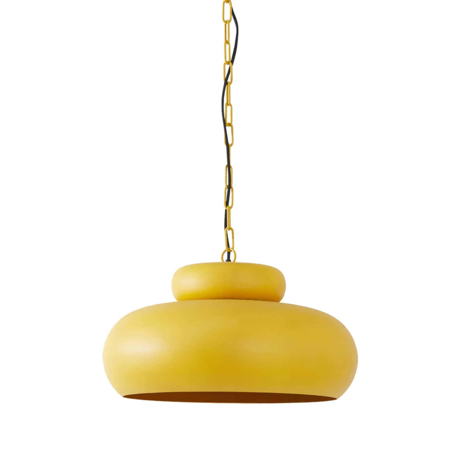 Neiva Hanging Shade Pendant - Ochre Yellow - Image 2