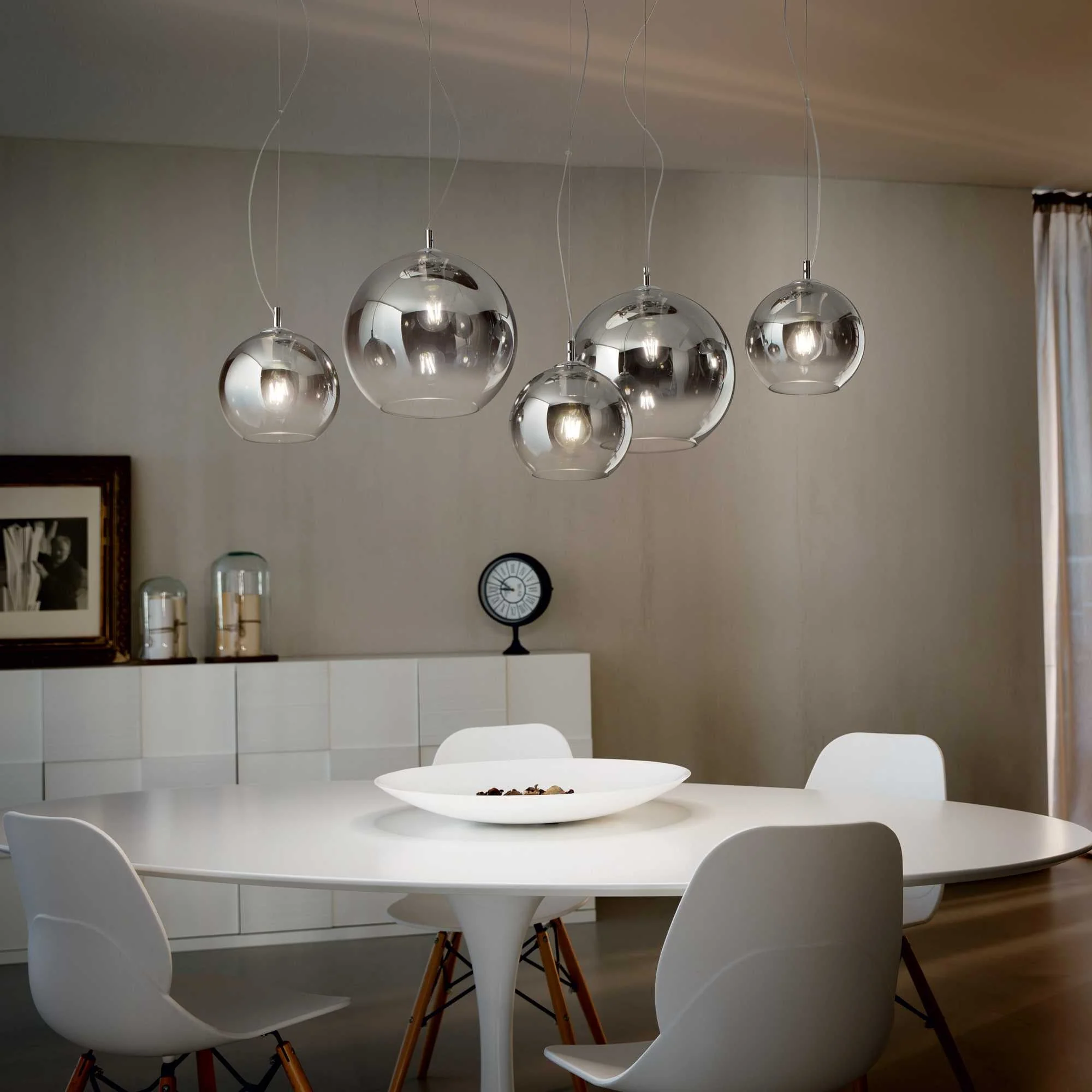 Nemo Kitchen Table Island - Chrome Finish - Image 3