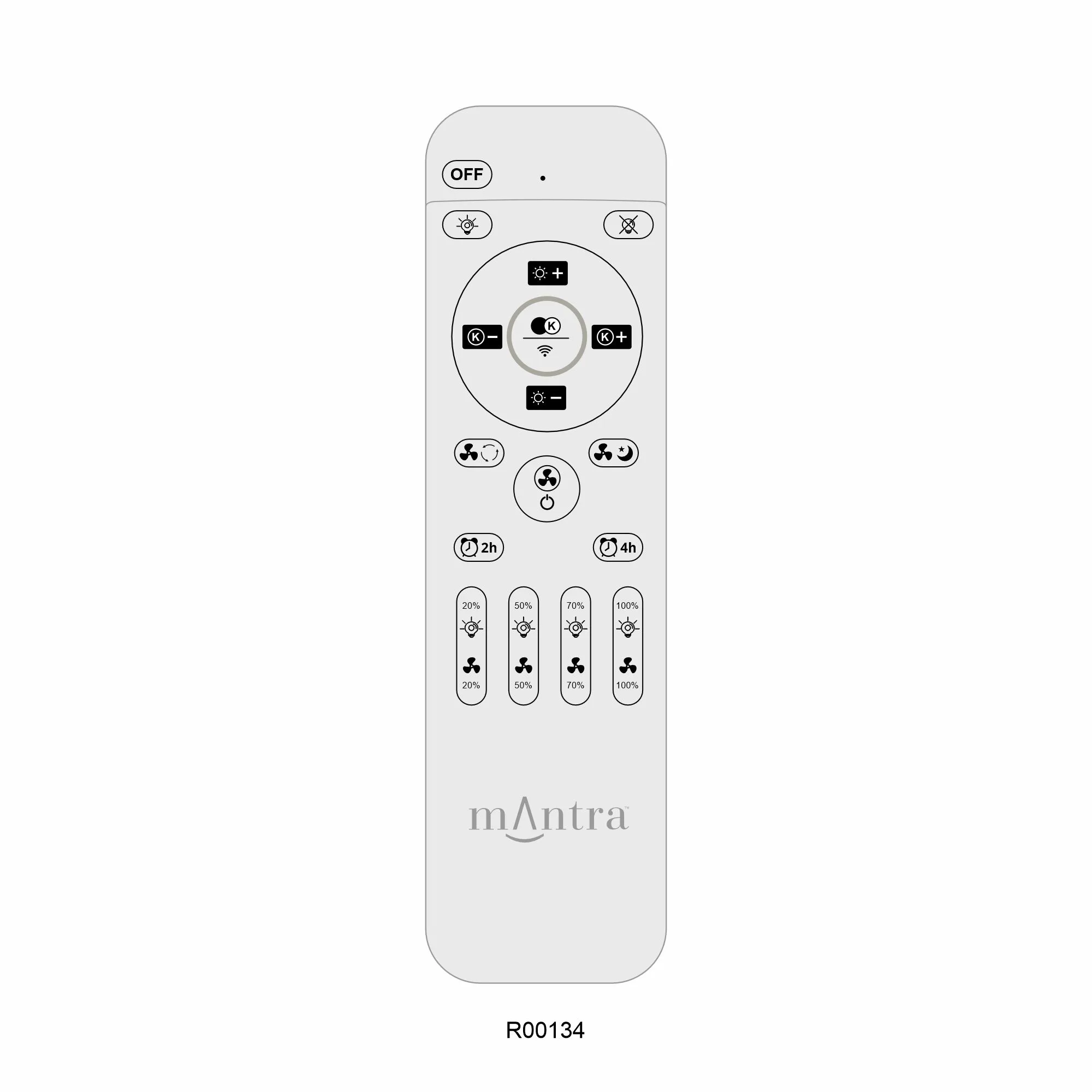 Nepal Mini LED Fan w/ App & Remote Control - Various Colours - Image 8