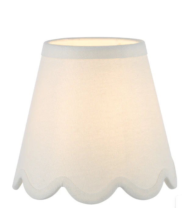Nerita Ivory Linen Tapered drum Shade 15cm - Image 2