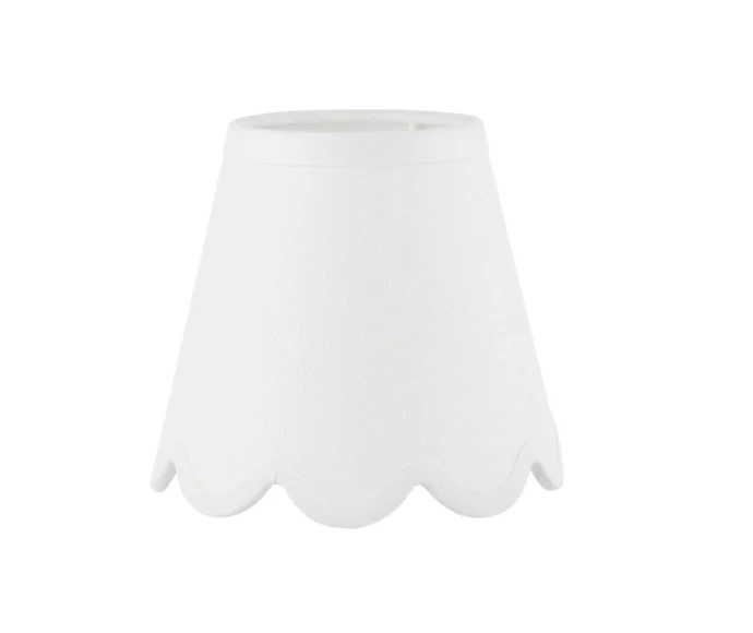 Nerita Ivory Linen Tapered drum Shade 15cm - Image 4