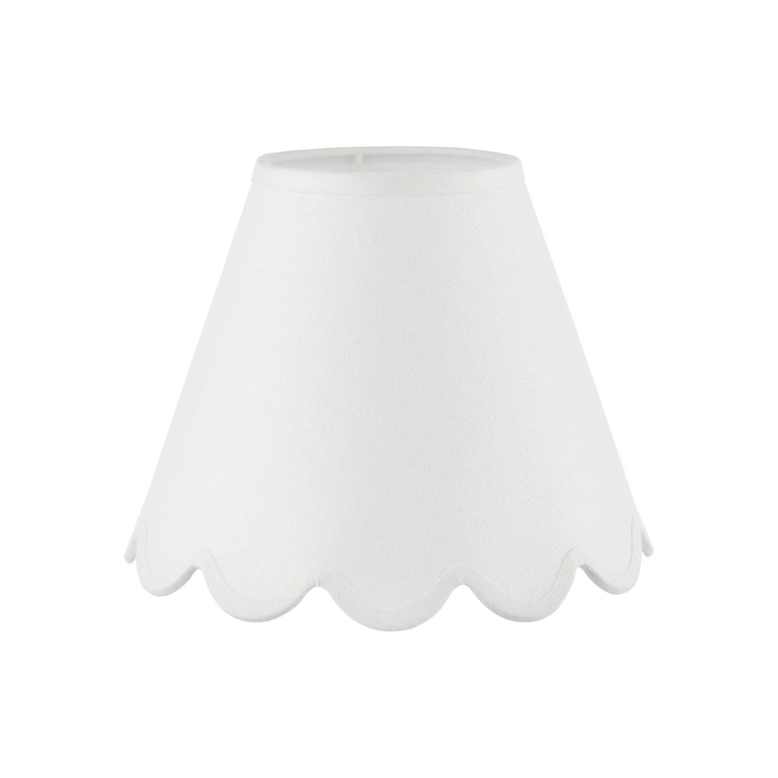 Nerita Ivory Linen Tapered drum Shade 25cm - Image 3