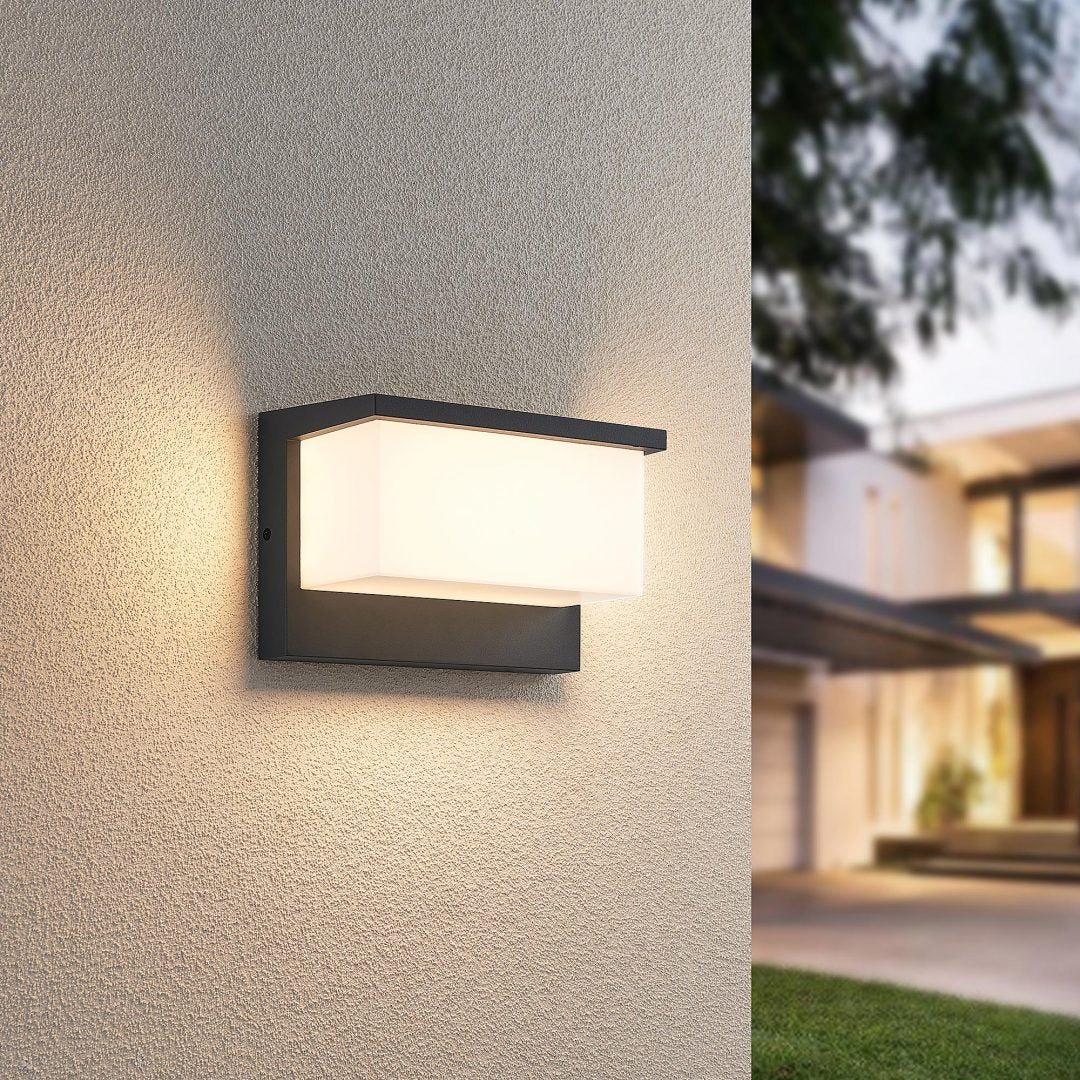 Nestos Anthracite IP54 Outdoor Wall Lights - Image 4
