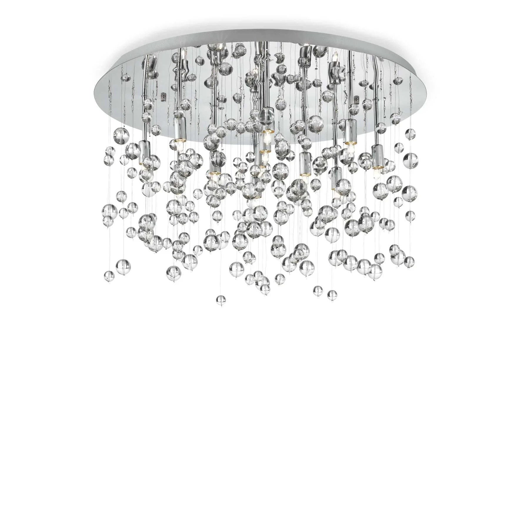 Neve Flush Light Fitting - Chrome Finish