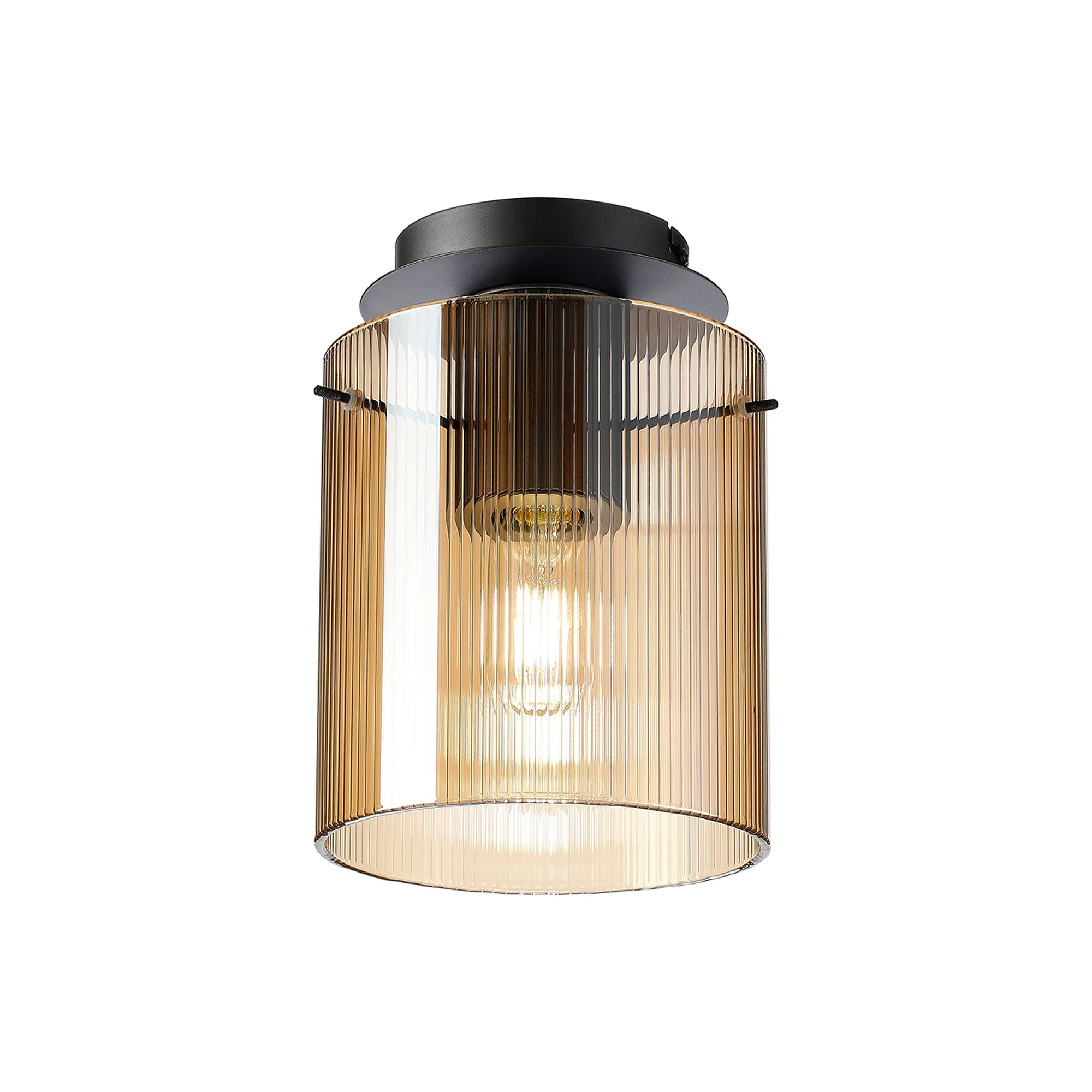 Hailey 1Lt Flush Fitting Narrow Line Glass - Various Colours - Image 2