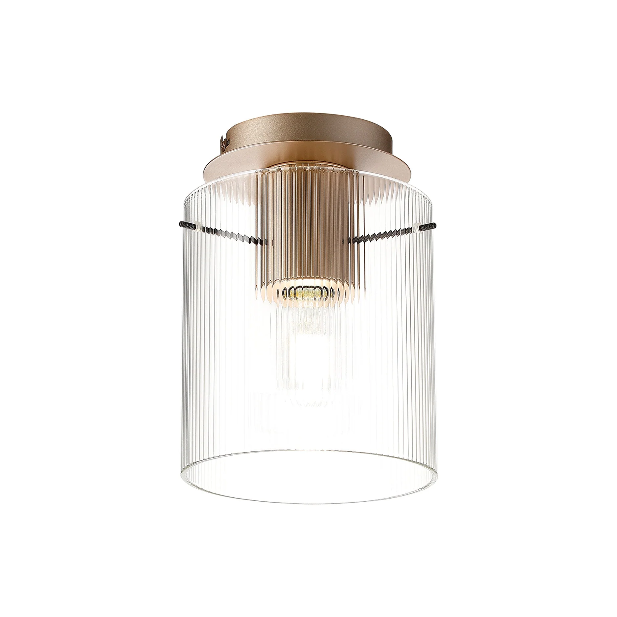Hailey 1Lt Flush Fitting Narrow Line Glass - Various Colours - Image 5