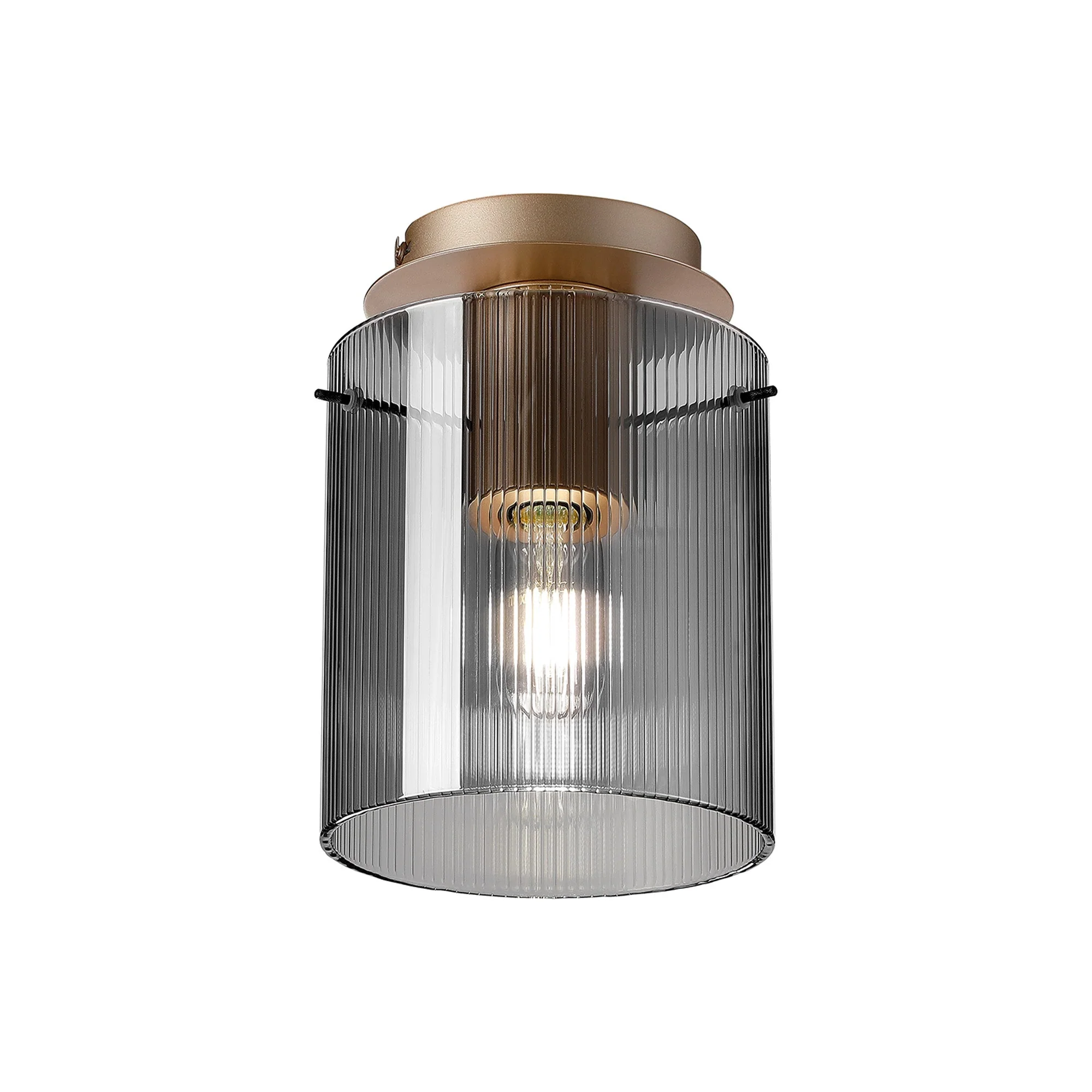 Hailey 1Lt Flush Fitting Narrow Line Glass - Various Colours - Image 6