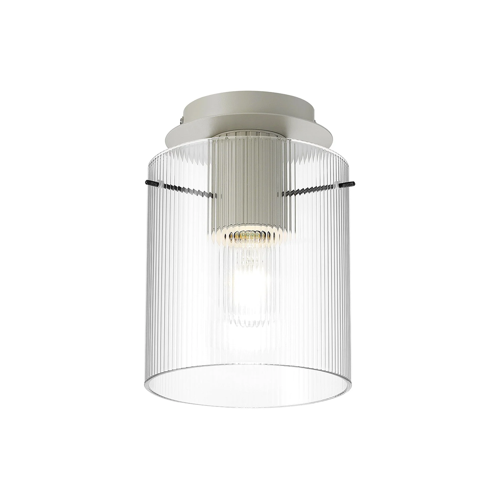 Hailey 1Lt Flush Fitting Narrow Line Glass - Various Colours - Image 8