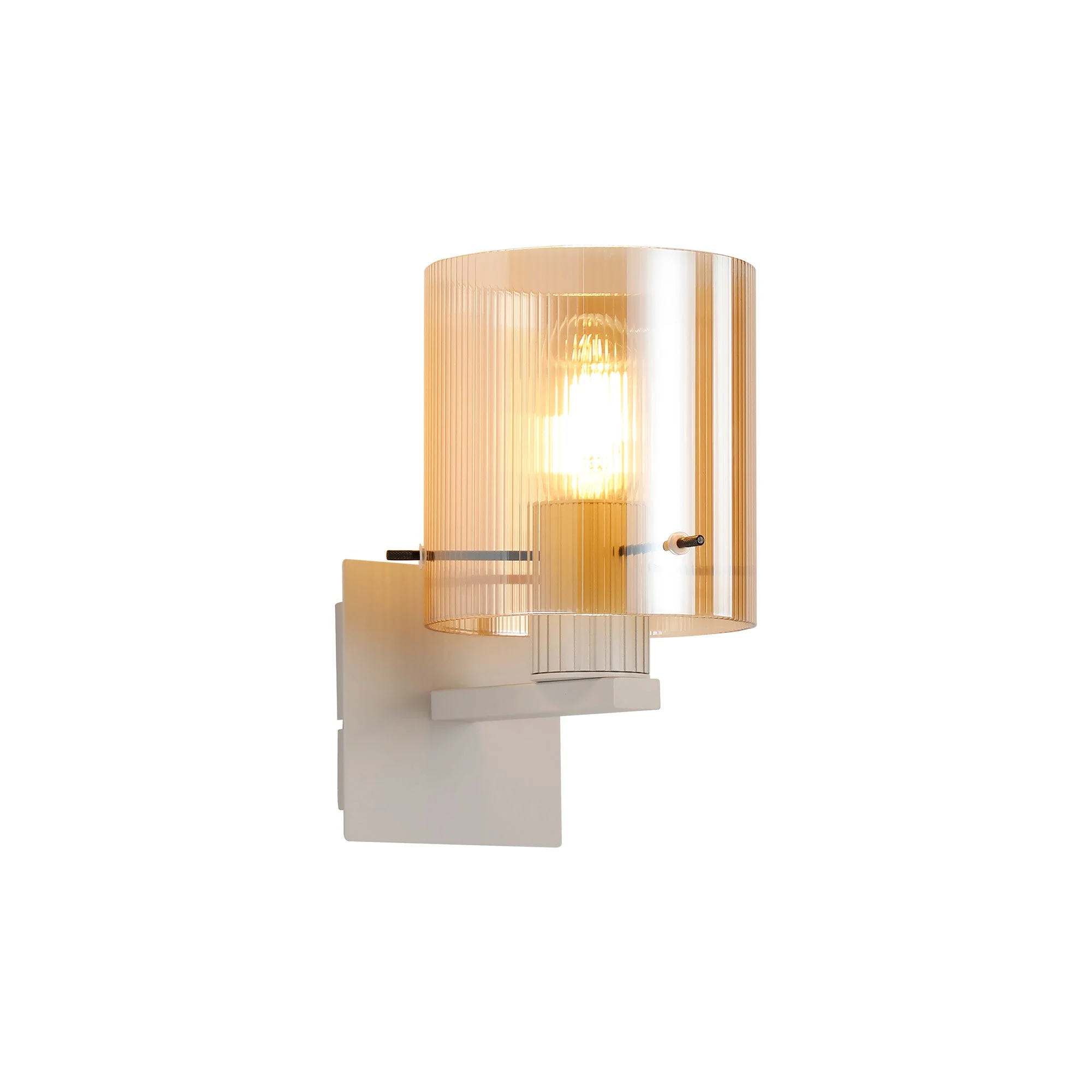 Hailey 1Lt Wall Light Narrow Line Glass - Various Colours - Image 8