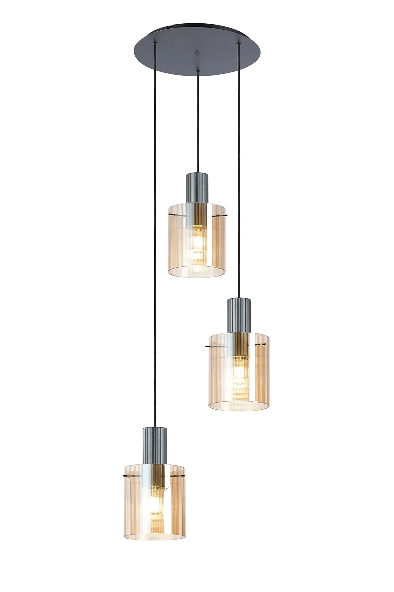 Hailey 3Lt Cluster Narrow Line Glass - Various Colours - Image 2
