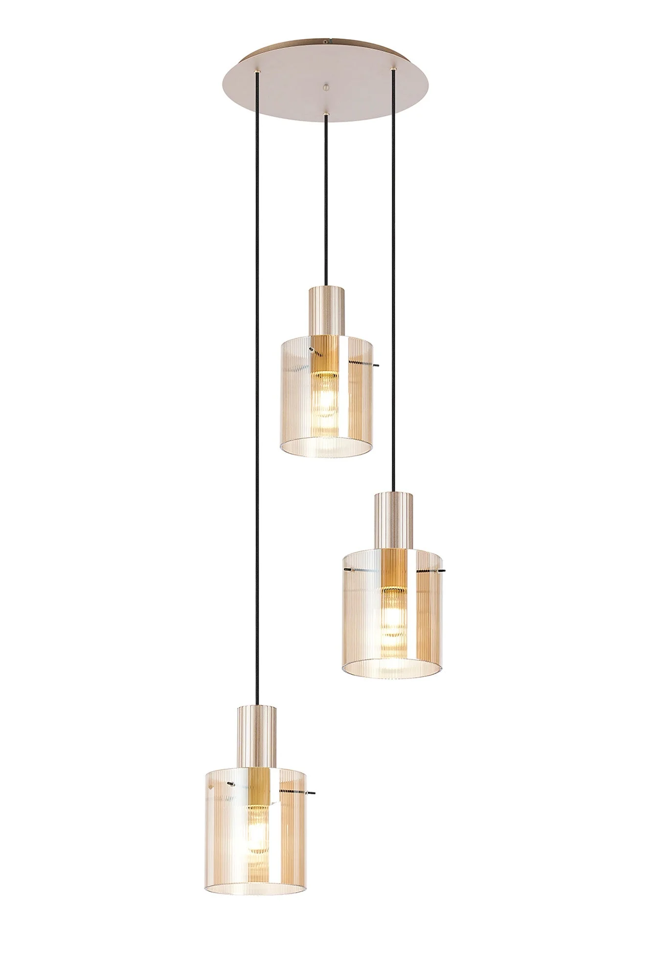 Hailey 3Lt Cluster Narrow Line Glass - Various Colours - Image 5