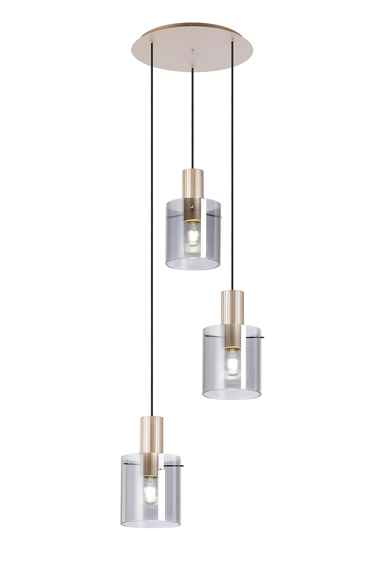 Hailey 3Lt Cluster Narrow Line Glass - Various Colours - Image 7