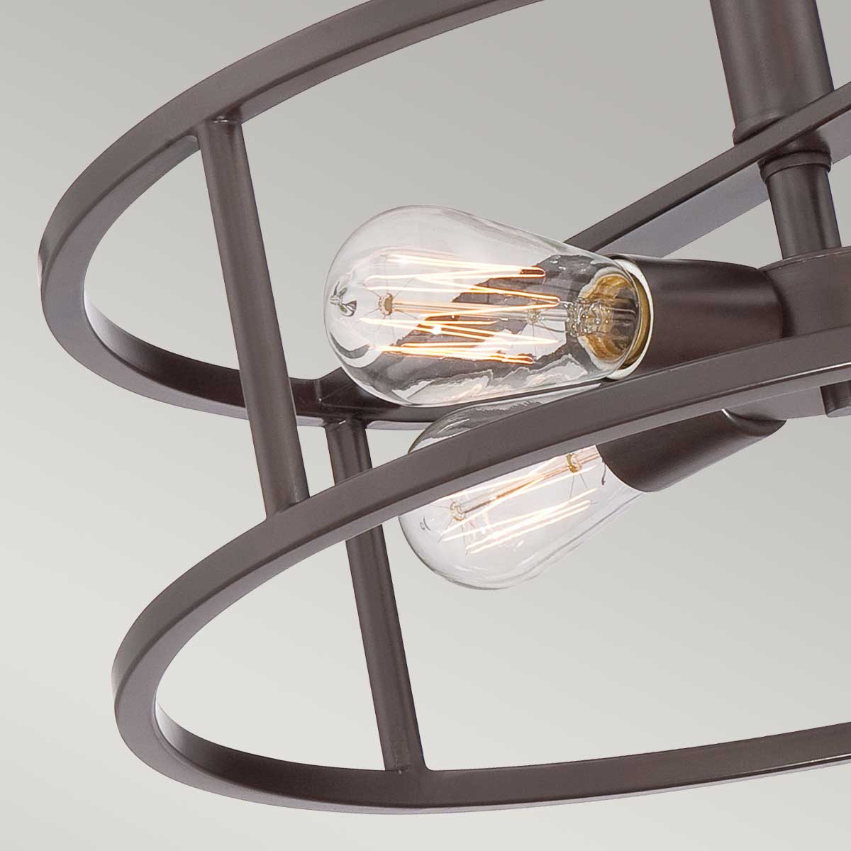 New Harbor 4 Light Semi-Flush - Western Bronze - Image 2