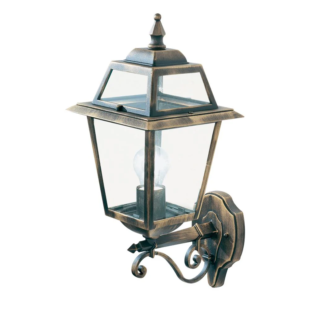 NEW ORLEANS UP/DOWN OUTDOOR DOWNLIGHT - BLACK GOLD, CLEAR GLASS, IP44 - Image 2
