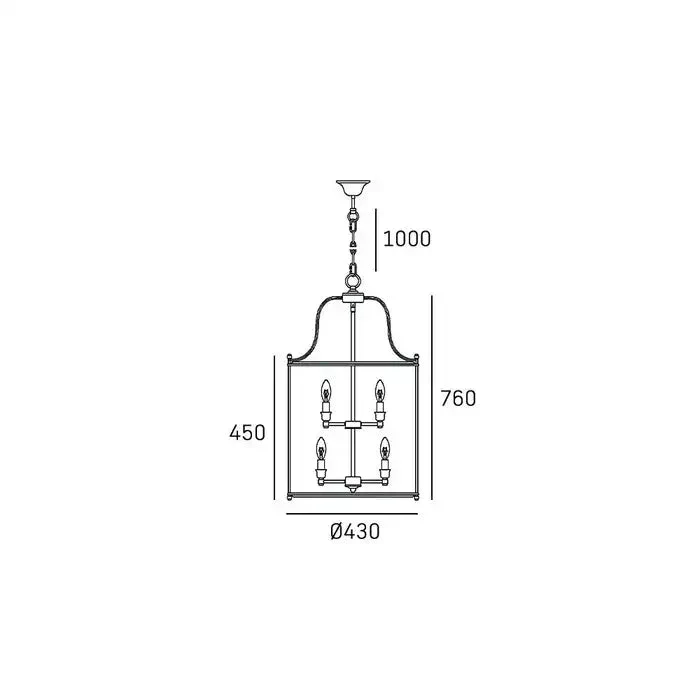 New York 3/4/8 Light Pendant Lamp - Image 2