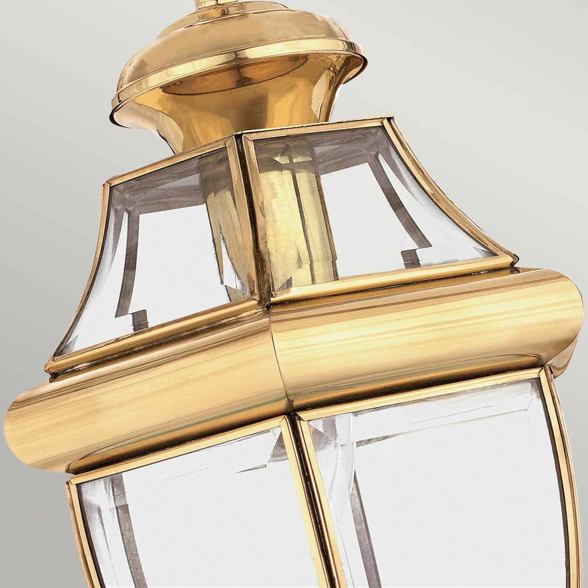 Newbury 1/2Lt Chain Lantern - Lacquered Polished Brass/Lacquered Aged Copper IP23 E27 - Image 9