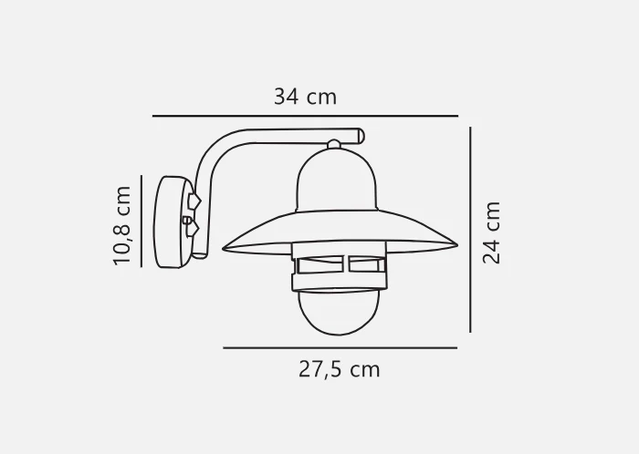 Nibe Wall Light- Copper - Image 2
