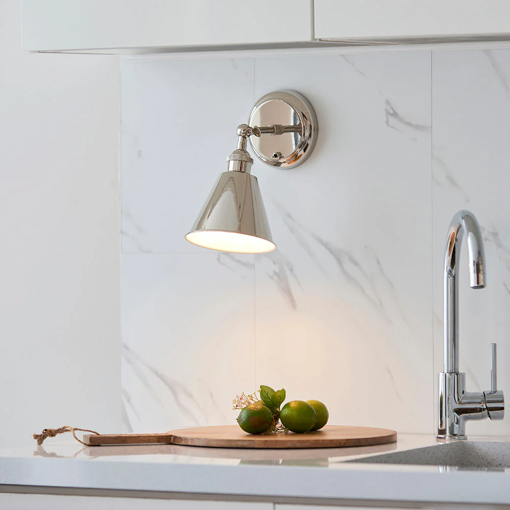 Niche Wall Light - Nickel E14 - Image 3