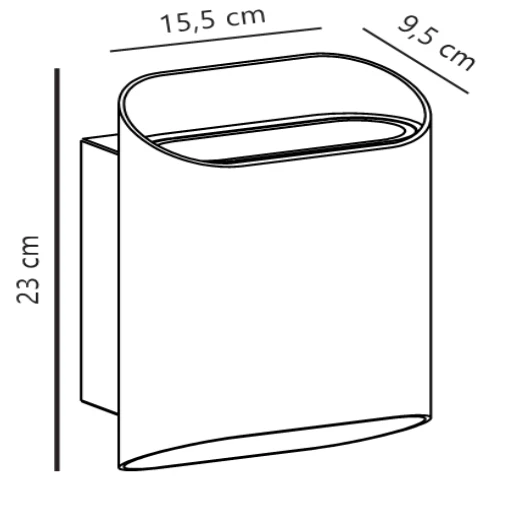 Nico 22 Round Maxi Wall light - Image 2