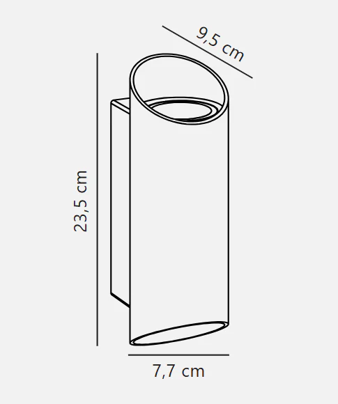 Nico Round/ Square 22' Wall light - Various Finishes - Image 5