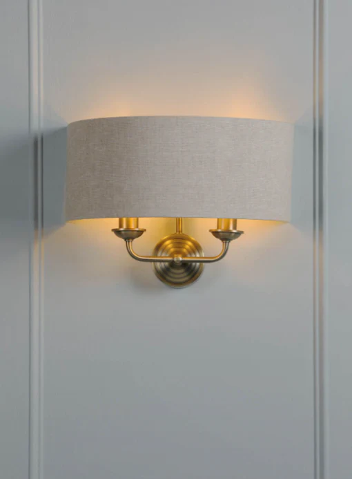 Sorrento 2 Light Wall Light In Various Finishes - Image 15