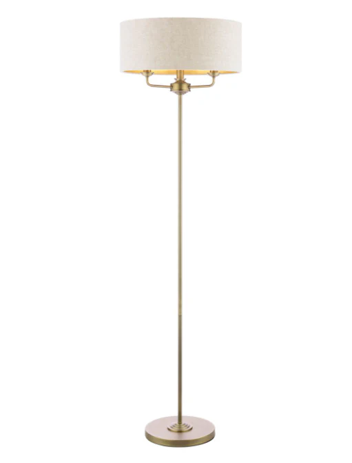 Sorrento 3 Light Classic Floor Lamp In Various Finishes - Image 16
