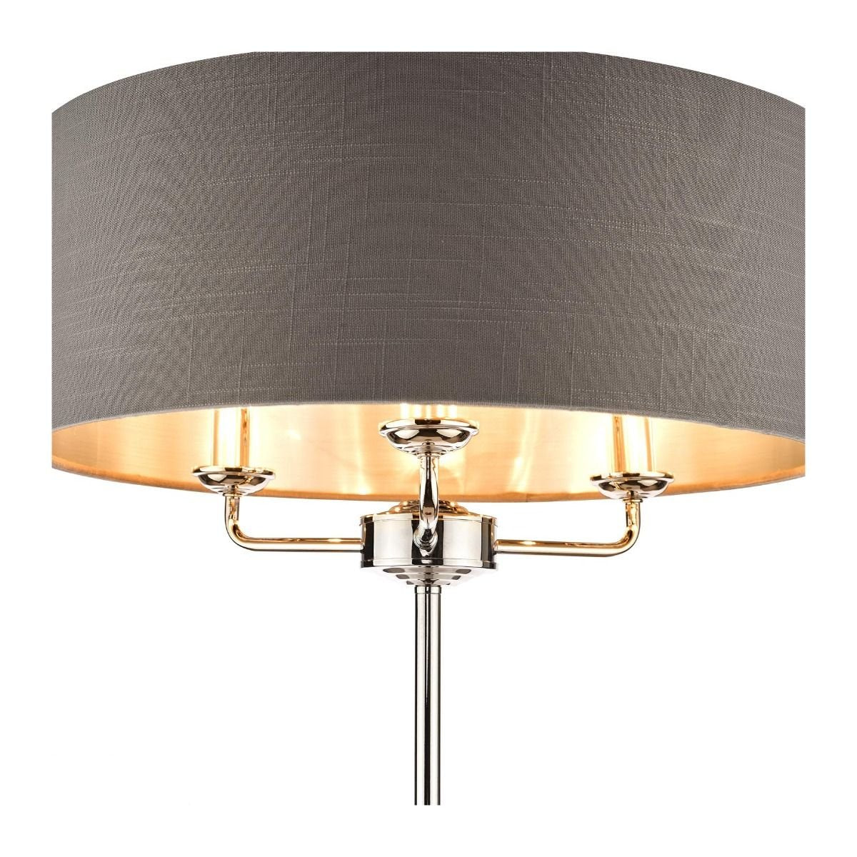 Sorrento 3 Light Classic Floor Lamp In Various Finishes - Image 8