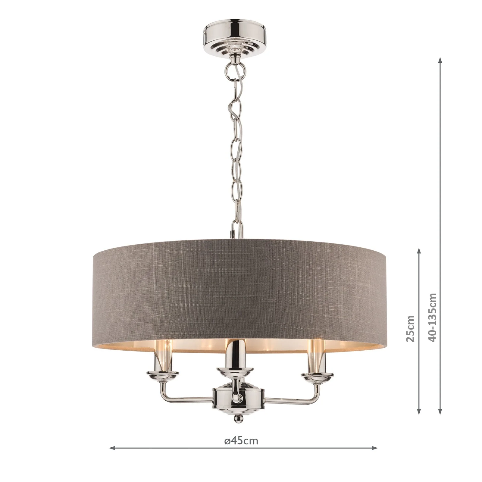 Sorrento 3/6Lt Pendant Various Finishes - Image 12