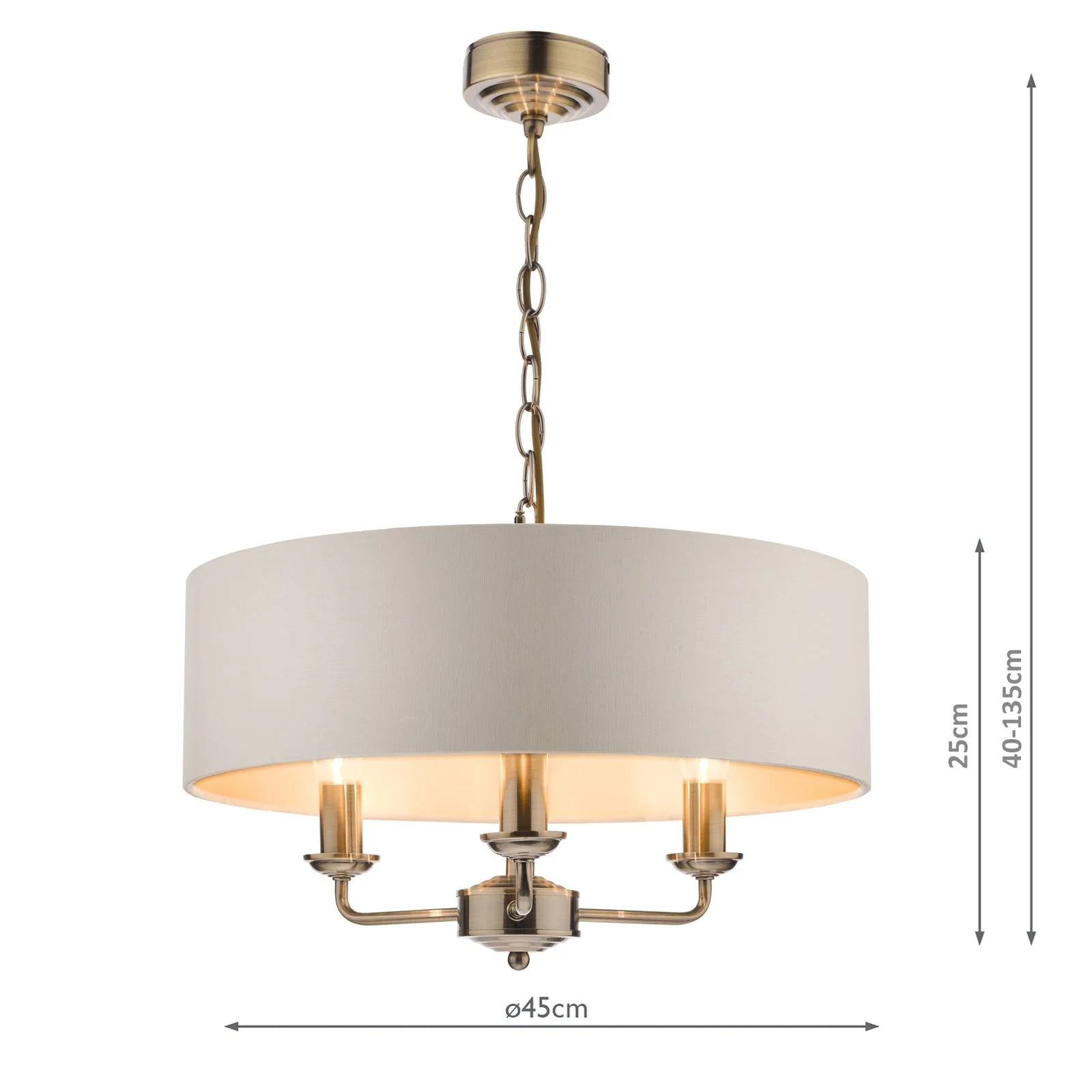 Sorrento 3/6Lt Pendant Various Finishes - Image 20