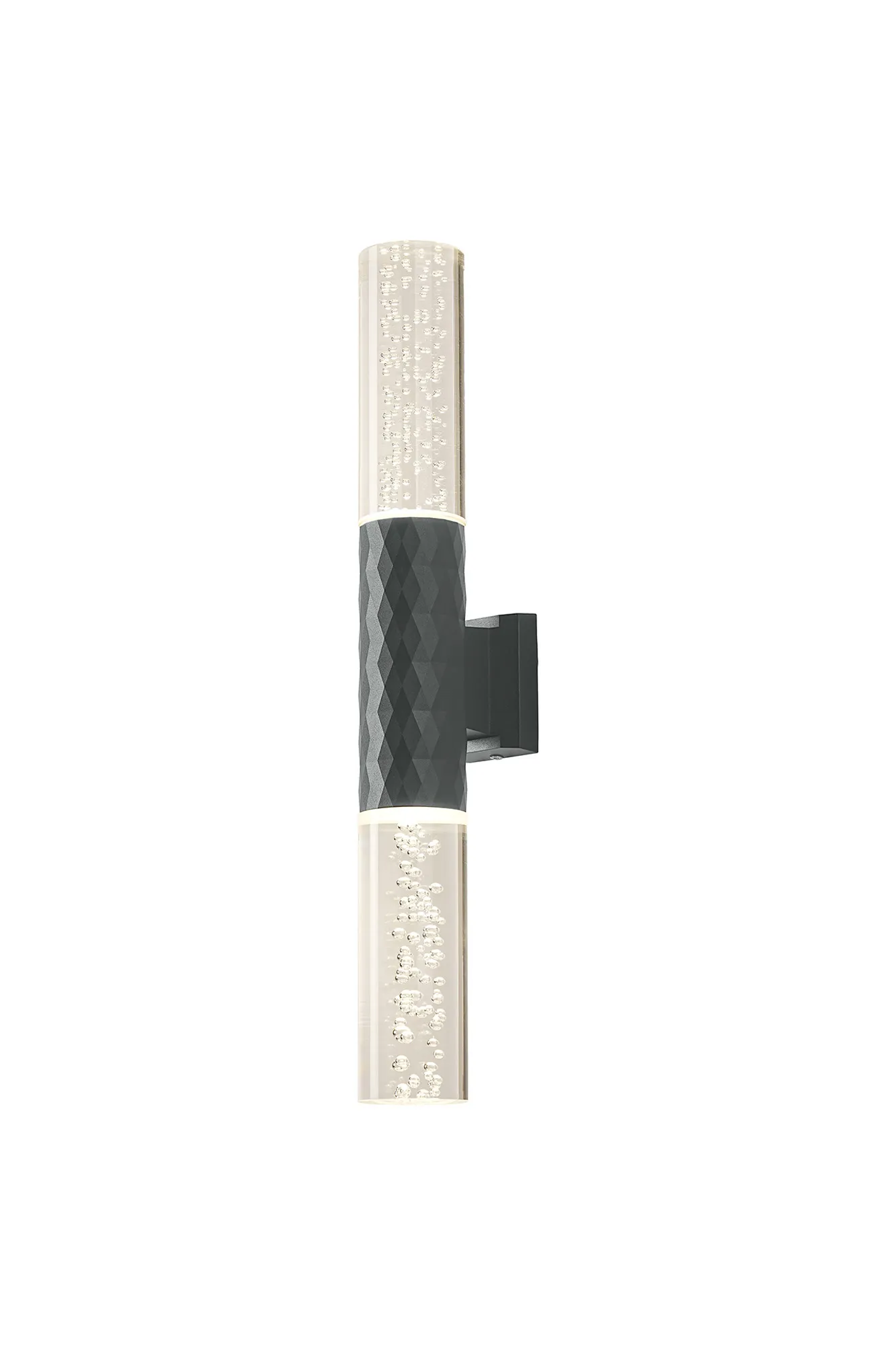 Nightingale IP54 GU10 Diamond Up/Down Wall Light - Bubble Shades - Image 5