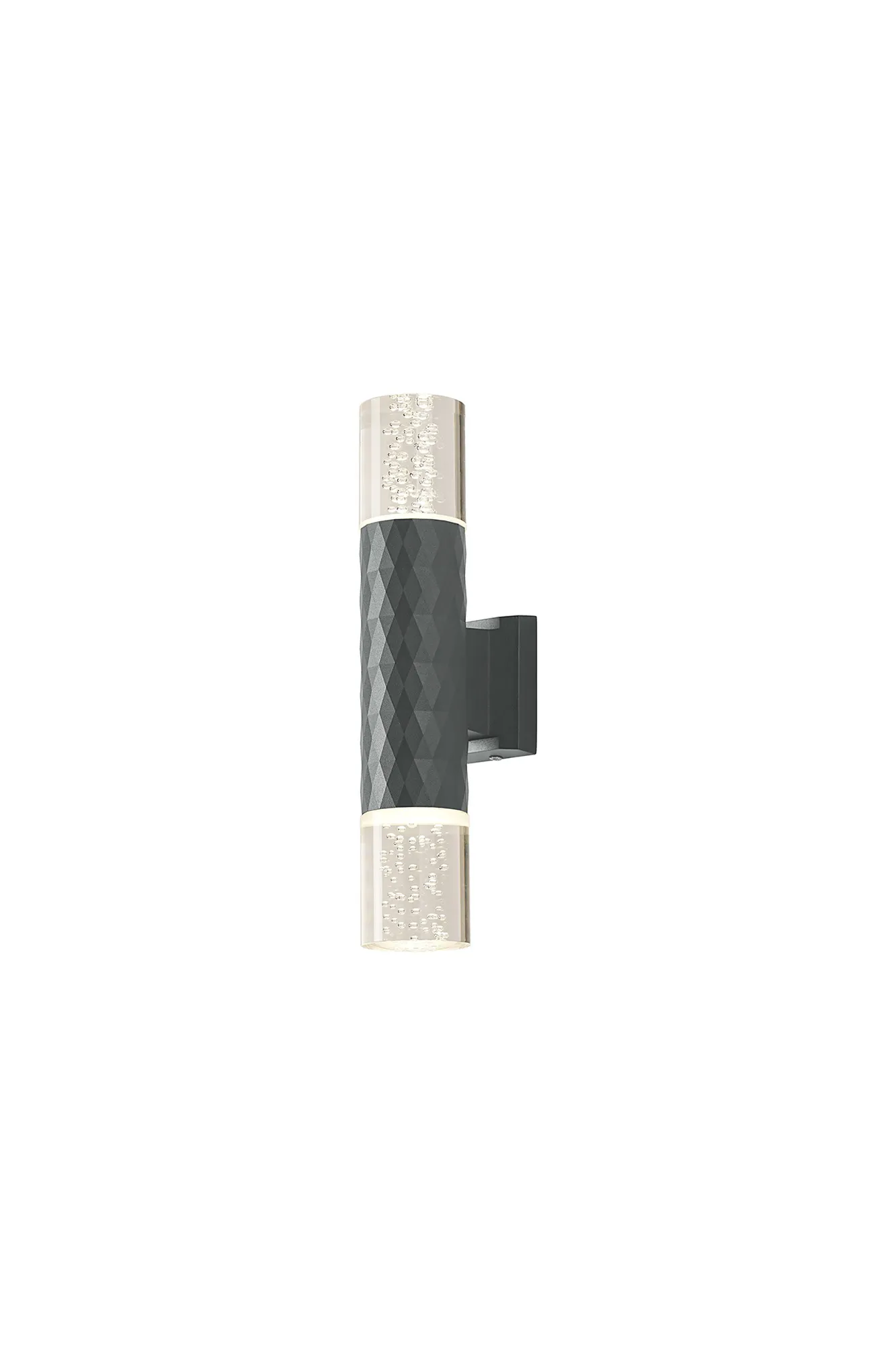 Nightingale IP54 GU10 Diamond Up/Down Wall Light - Bubble Shades - Image 6