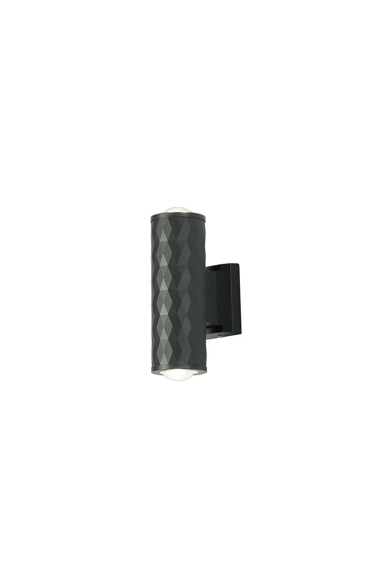 Nightingale IP54 GU10 Diamond Up/Down Wall Light - Dome Shade - Image 3