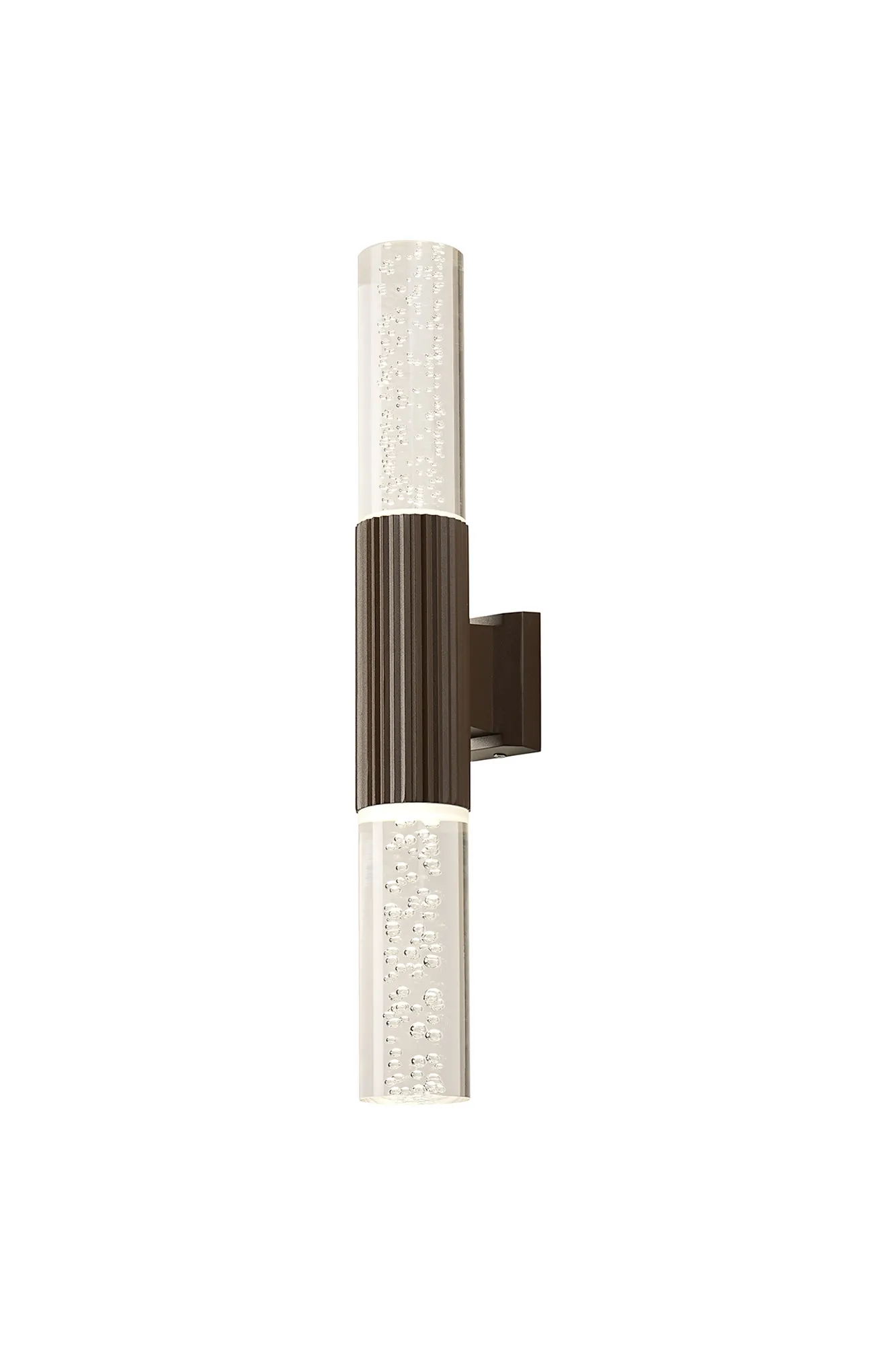 Nightingale IP54 GU10 Line Frame Up/Down Wall Light - Bubble Shades - Image 3
