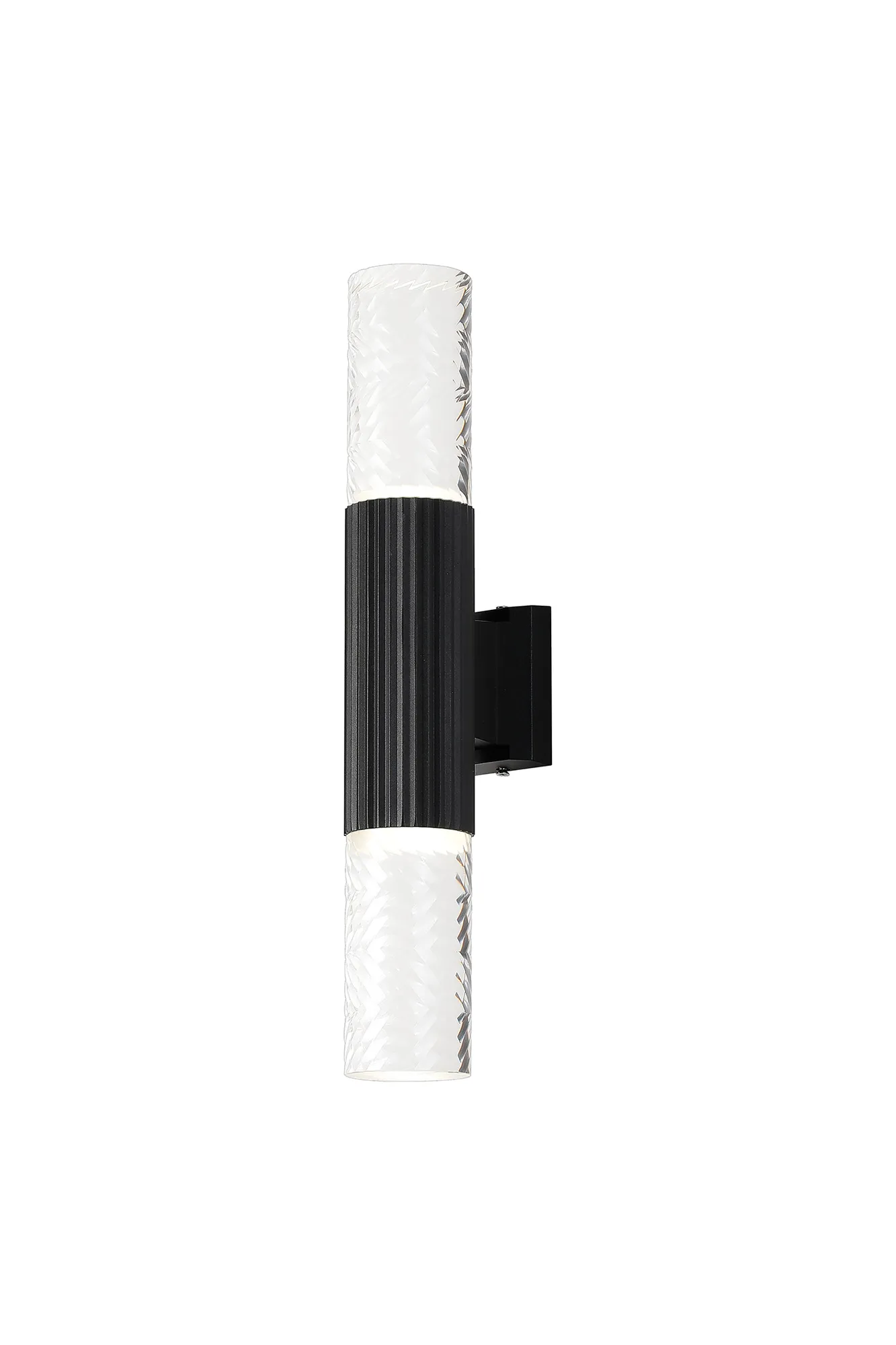 Nightingale IP54 GU10 Line Frame Up/Down Wall Light - Diagonal Shades - Image 4