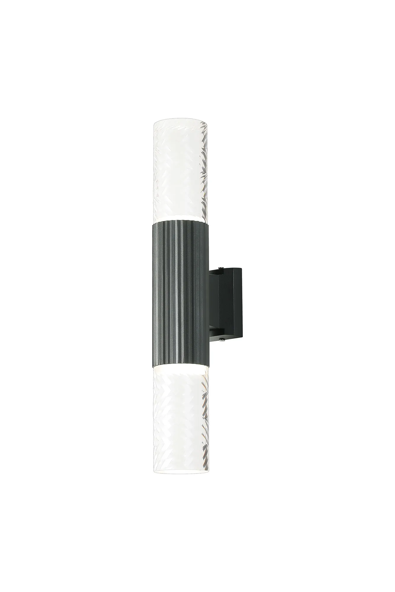 Nightingale IP54 GU10 Line Frame Up/Down Wall Light - Diagonal Shades - Image 6