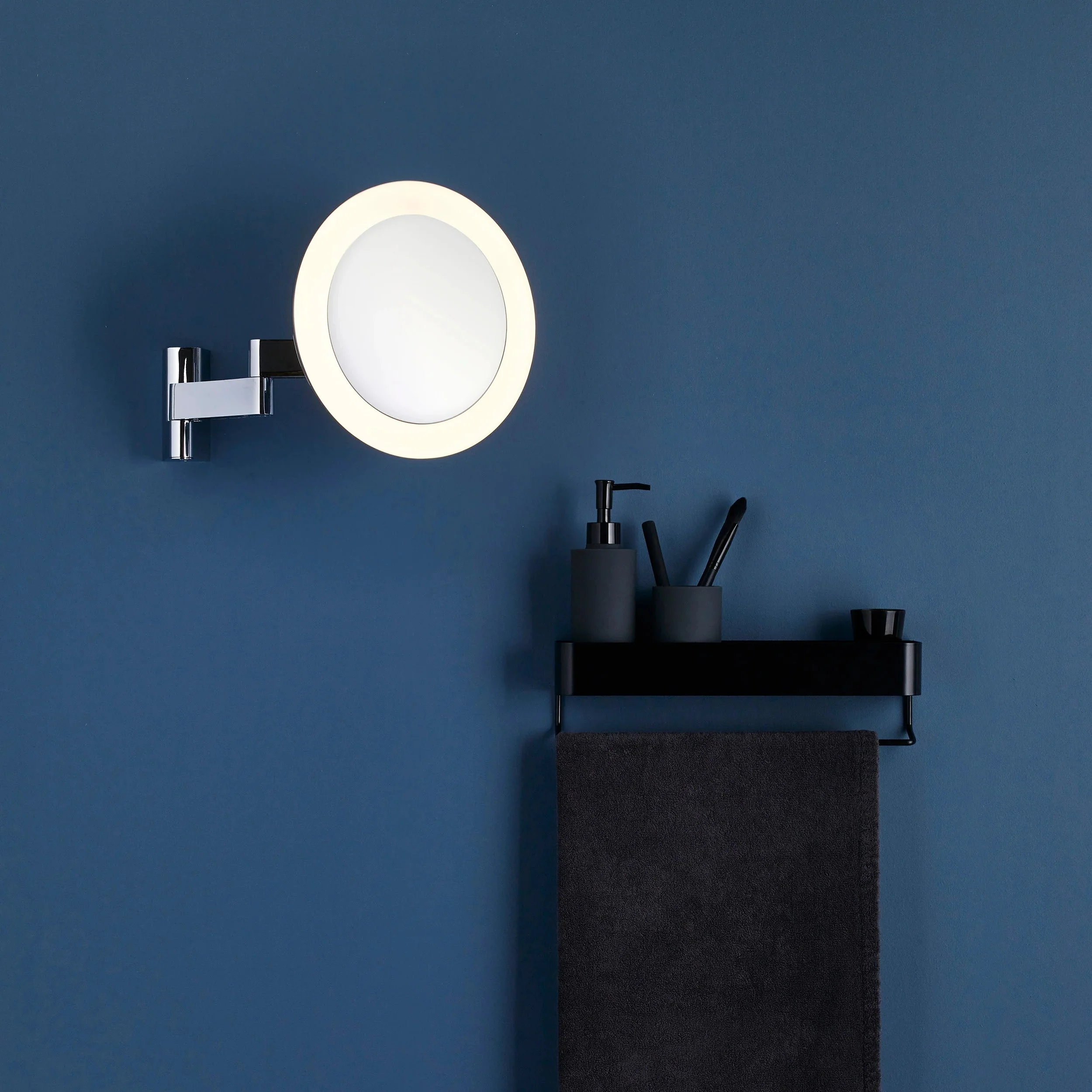 Niimi Round LED Bathroom Mirror - Image 2